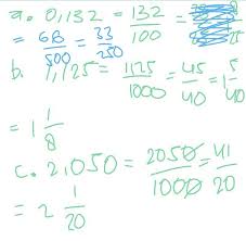 Bagan desimal ke pecahan dapat digunakan untuk mengonversi beberapa pecahan yang umum digunakan menjadi angka desimal yang setara. Tolong Bantu Jwb Yh Plisss Pecahan Desimal Ke Pecahan Biasa A 0 132 B 1 125 C 2 050 Brainly Co Id