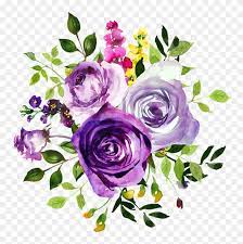 This pack contains of purple watercolor roses and leaves to create your own design. Ultra Img Purple Watercolor Flowers Free Transparent Png Clipart Images Download