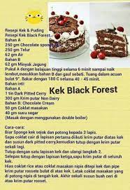 Bahan dasar kek 250gm chocolate sponge mix 185gm telur (tanpa kulit) 50ml air 75gm mentega cair 1 sudu teh esen vanila 2 sudu teh chocolate emulco. Black Forrest Cake Cookie Cake Recipe Yummy Cakes Cake Recipes