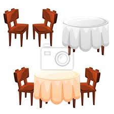 Afin de satisfaire toutes vos envies, proditech sud vous propose des produits sur mesure (plateaux de tables, banquettes) ainsi que le choix. Table Et Chaises Pour Cuisine Bar Restaurant Isole Sur Fond Peintures Murales Tableaux Salle Confortable Chaise Myloview Fr