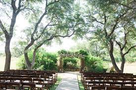 Stunning Outdoor Wedding Ceremony In Texas Hill Country White Peonies White Roses Eucaly Outdoor Wedding Venues Hill Country Wedding Venues Outdoor Wedding