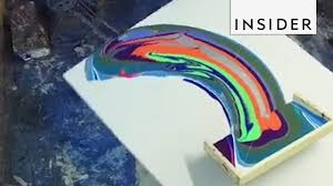 See more ideas about spin art emerging star is a four piece spin art installation which can be displayed as one large or four. How This Art Is Created On A Spinning Canvas Youtube