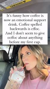 Don’t try to talk to me until I get that first sip