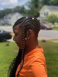 Lemonade Braids With Curly Ends Lemonade Braids Hairstyles Hair Styles Braided Hairstyles