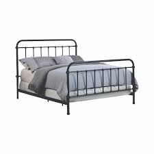 Livingston Queen Panel Metal Bed Dark Bronze Coaster Fine