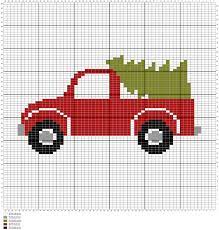 Dimensions counted cross stitch christmas tree ornament kit, 3 w x 4.75 h. Farmhouse Truck Knit Pillow Free Pattern Briana K Designs Cross Stitch Patterns Christmas Cross Stitch Christmas Ornaments Christmas Cross Stitch
