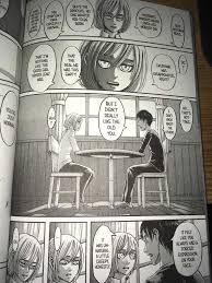 Eren And Historia Conversation Spoilers I Think Attack On Titan Amino Assuming that eren and historia are romantically involved and have been physically intimate for some time, i think its fair to consider that this baby was now i want to talk about isayama's choices when it comes to the panels in ch 130, specifically in regards to the scene of eren making his plans, eren. eren and historia conversation