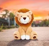 Amazon.com: IKASA Lion Stuffed Animals Plush Toys,10" Cute Plushie Soft Cuddly Toy, Gifts for Family Kids Girls Boys : Toys & Games