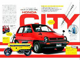 honda city with motocompo 本田技研 旧車 車