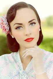 15 Glamorous Vintage Makeup Ideas Pretty Designs Vintage Wedding Hair Retro Hairstyles Vintage Hairstyles