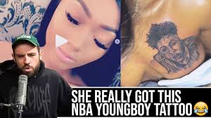 6 to 30 characters long; Girl Gets Nba Youngboy S Face Tattooed On Her Lmao Youtube