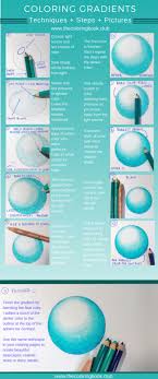 gradients created with coloring pencis 11 step tutorial on