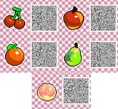 Here S Some Fruits Sprites To Use For Your Trees Courtesy Of Your Friend Chrispy Pixels Animalcro In 2020 Qr Codes Animals Qr Codes Animal Crossing Animal Crossing Qr
