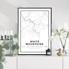 Zermatt switzerland 1935 vintage poster print winter travel ski resort mountains. Beautiful Poster Of White Mountains Streetmap Poster Mapiful