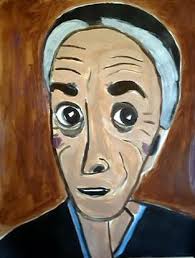 Georgia O'keeffe, Painting by Terri Brown-Davidson