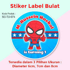 Anak gambar kupu kupu untuk mewarnai. Stiker Label Ulang Tahun Anak Tumpeng Mini Souvenir Cute Spiderman Shopee Indonesia