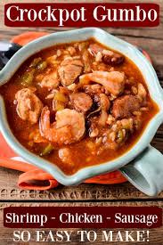 Look for a starch, a. Slow Cooker Crockpot Gumbo Recipe Video Tammilee Tips