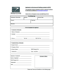 In general, every motor vehicle in singapore requires a vehicle registration number to be displayed at the front. Fillable Online Application For Vehicle Entry Permit Singapore Cruise Centre Fax Email Print Pdffiller