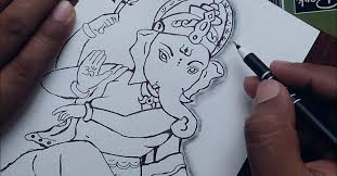Bheem takes this moment and wishes upon a goblin without wasting any time. How To Attract God Ganesha Drawing Simple For Newbies Ganesh Chaturthi Particular Drawing Simplyhindu