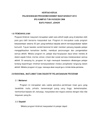 Aktiviti khidmat masyarakat bertemakan aktif dan sihat di tempat kerja. Kertas Kerja