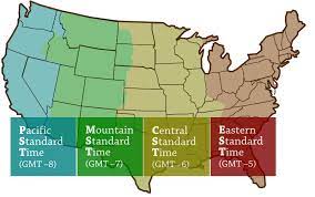 Ubersicht Fernsehen In Den Usa Usa Reise Ubersicht Zeitzonen