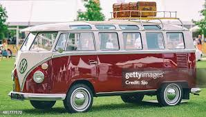 Image result for Medium Gray 1950 VW Bus