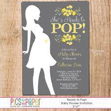 She S Ready To Pop Baby Shower Invitation Neutral Gender Etsy Baby Shower Invitations Baby Shower Invites For Girl Pop Baby Showers
