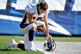 Former florida football player tim tebow speaks to fans after he was inducted in the ring of honor at florida field during the first half of an ncaa college. What Tim Tebow Can T Do Wsj