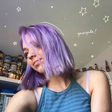 Verteile 3 aspirin in dein haar, warte 5 minuten und das ergebnis wirst du nicht glauben! Alittlebookworld Purple Y Me Light Purple Hair Short Lavender Hair Short Purple Hair