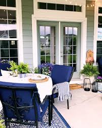 All About Blue How I M Decorating Our Home With The Color Of The Year Blue Patio Furniture Patio Decor Patio Design