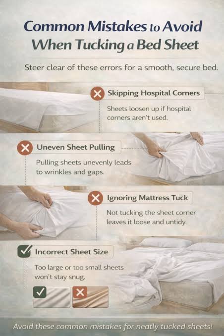 How to Tuck a Bed Sheet Perfectly | Indoor Habbit