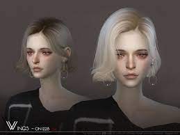This Hair Style Has 20 Kinds Of Color Found In Tsr Category Sims 4 Female Hairstyles Sims Hair Womens Hairstyles Short Hair Styles