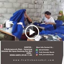 Konveksi Jaket Kaos Jas Polo Jersey Topi Kemeja Seragam Semarang Frolic Konveksi Proses Jahit Wearpak Jahit Menjahit Semarang