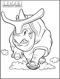 Carl Rhino Ice Age Coloring Pages Coloring Book Download Coloring Pages Coloring Books