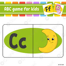 Crafts help kids show their creative side. Abc Flash Cards Alphabet For Kids Learning Letters Education Developing Stock Vector Crushpixel