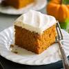 In a medium bowl, combine the pumpkin, eggs, oil, vanilla and sour cream until smooth. 3