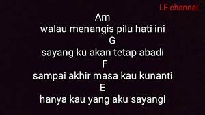 Lirik Kunci Gitar Thomas Arya Satu Hati Sampai Mati Youtube