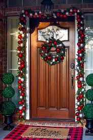 Easy Christmas Front Porch Ideas On A Budget Renovated Faith Front Porch Christmas Decor Christmas Front Porch Diy Christmas Garland