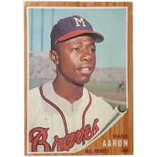 1962 Topps Hank Aaron Baseball Card # 320. For Sale at Ruby Lane