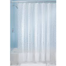 Amazon Com Interdesign Pebblz Shower Curtain Frosted White 54 Inch By 78 Inch Clear Shower Curtain W Vinyl Shower Curtains Trendy Shower Curtain Curtains