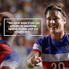 U S Women S Soccer Player Abby Wambach Abby Wambach Soccer Player Quotes Soccer Motivation