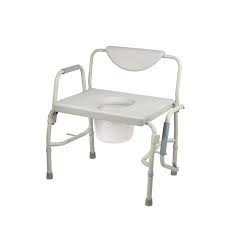 drive medical bariatric drop arm bedside commode chair grey walmart com bedside commode commode chair large toilets