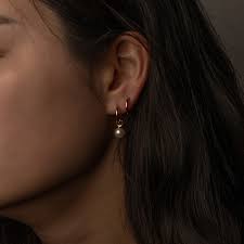 Mix&Match Pearl Hoop&Drop Earrings