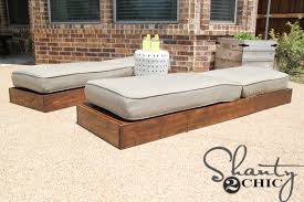 Choose a design that would complement the rest of your outdoor patio furniture. Diy Outdoor Lounge Chairs Shanty 2 Chic