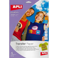 Création et impression de l'image : Papier Pour Transfert Sur Tee Shirt De Couleur Apli 10247 Prix Pas Cher Cdiscount