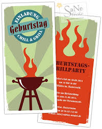 Geburtstag Grillparty Einladung Grillparty Einladungskarten Geburtstag Einladungen