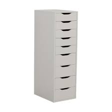 You can decide what fittings you want inside, like adjustable shelves and drawers. 80 Off Ikea Ikea White Nine Drawer Tall File Cabinet Storage