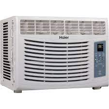 The unit can easily cool down an area of up to 350 square feet while it's sweltering outside. Haier Hwr05xcr L 5 000 Btu Window Air Conditioner With Remote 115v Walmart Com Walmart Com