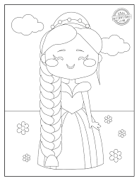 The finished products will make for fun and festive diy easter decor. Sweetest Rapunzel Coloring Pages Kids Activities Blog