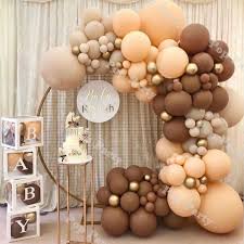 Shindigz.com has been visited by 10k+ users in the past month Baby Shower Balloons Garland Coffee Brown Balloon Arch Kit Wedding Birthday Decorations Blush Anniversary Party Decor Supplies Ballons Accessories Aliexpress